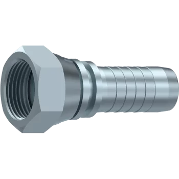 1/2" BSP Flat Face Straight Female - 1/2" Hose Tail