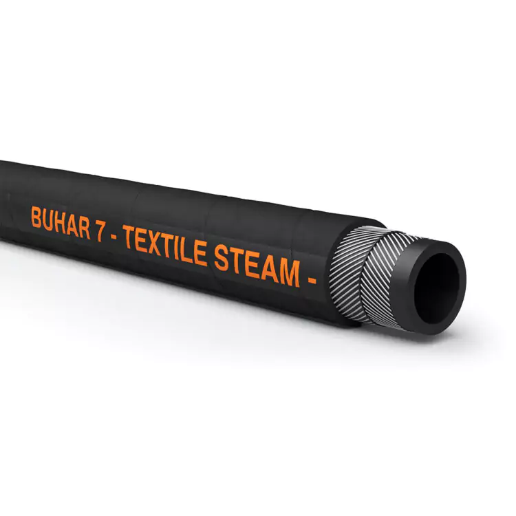 38x53mm Steam Hose 170°C Black 7Bar WP (40m coil)