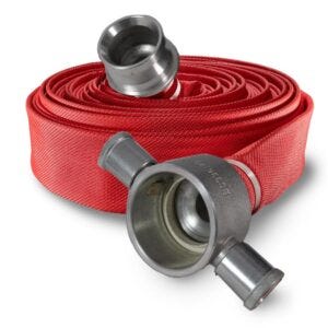 2.1/2" X 20M Fire Hose HERKULES Red Coated Type 2 Fitted M/F Instantaneous