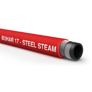 Steam Hose 203 Deg C Red 17 Bar WP