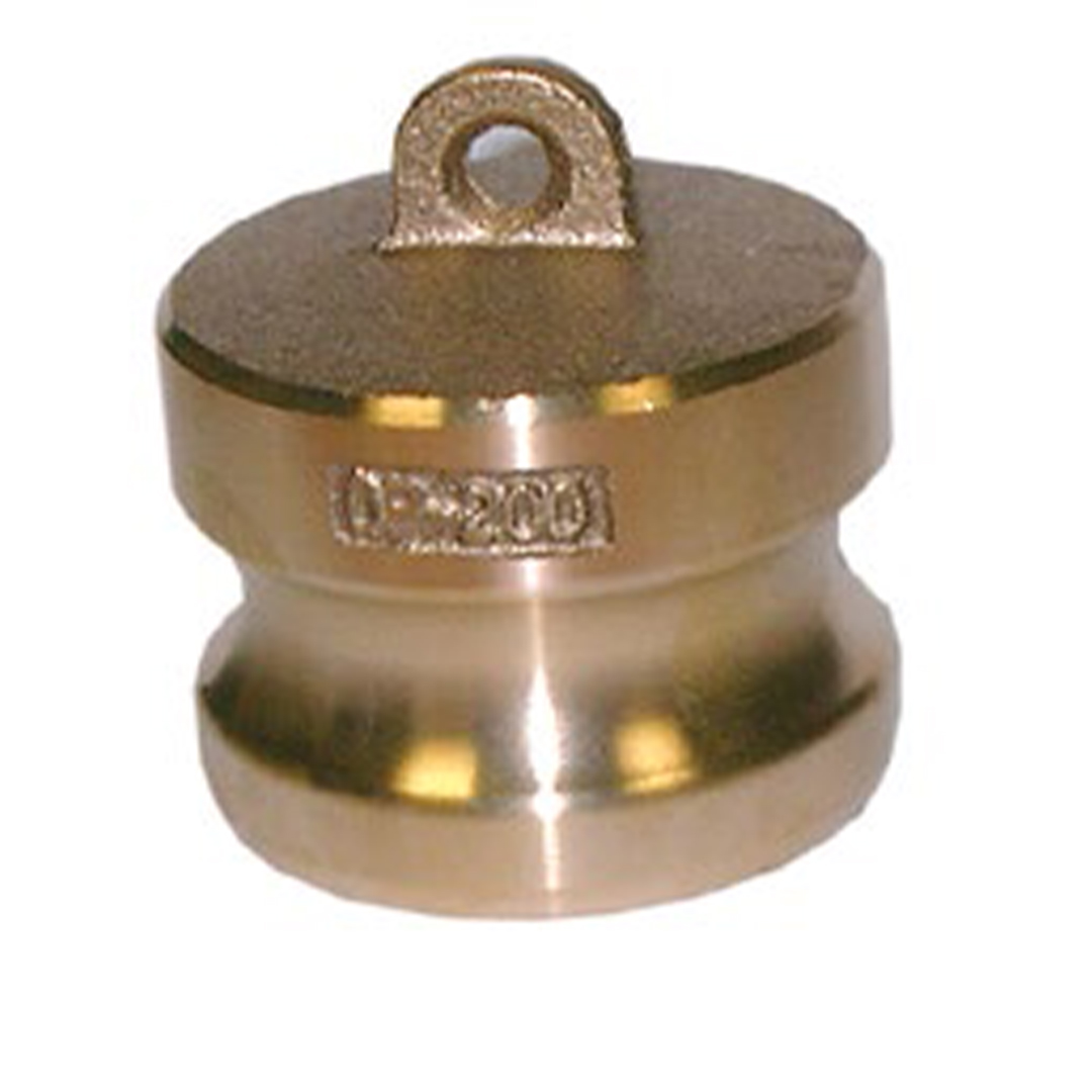 Type DP Camlock X Dust Plug (Brass) Hydraulic Megastore