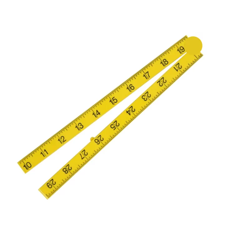 FISCO   XFY1ME YELLOW ABS NYLON RULE 1M/3FT 32MM