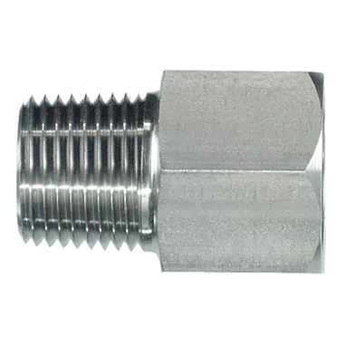 1/4" NPT Male x 1/2" BSP Fixed Female (Form B)