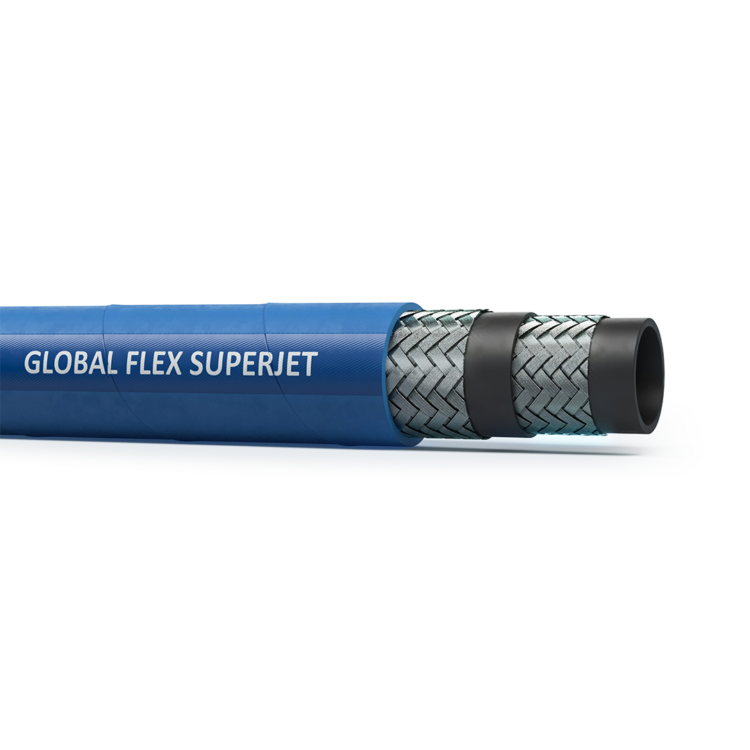 3/8" 2SC Blue Jetwash Hose -40°C to +155°C 400 Bar