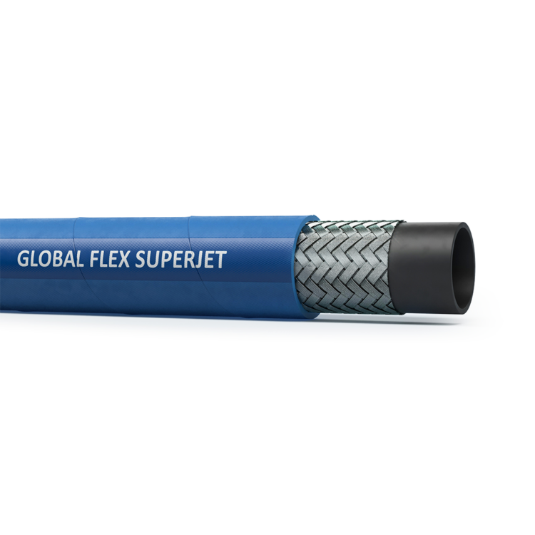 1/2" 1SN Blue Jetwash Hose -40°C to +155°C 280 Bar