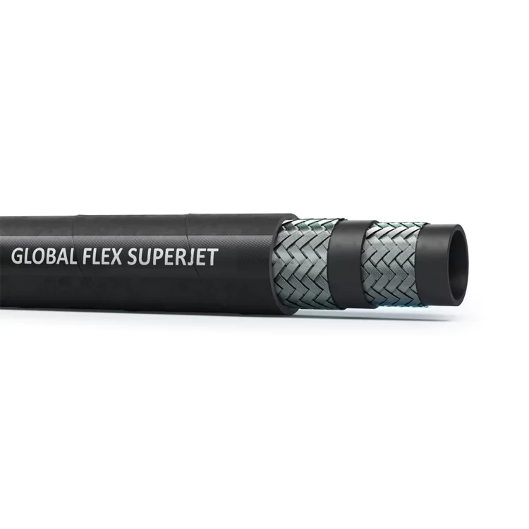 1/4" 2SC Black Jetwash Hose -40°C to +155°C 400 Bar