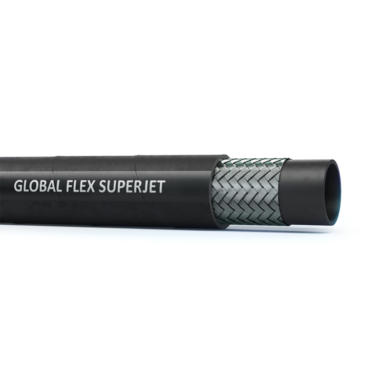 1/4" 1SC Black Jetwash Hose -40°C to +155°C 280 Bar