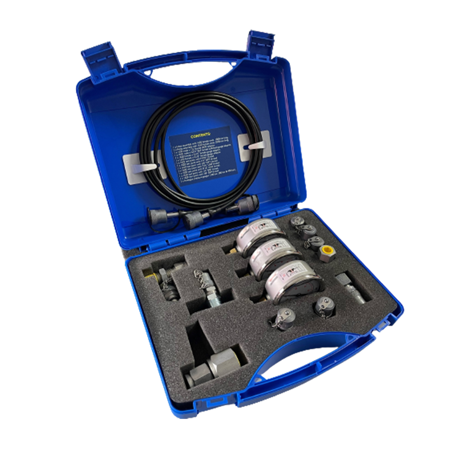 Analogue Pressure Test Kit With Hoses & Adaptors