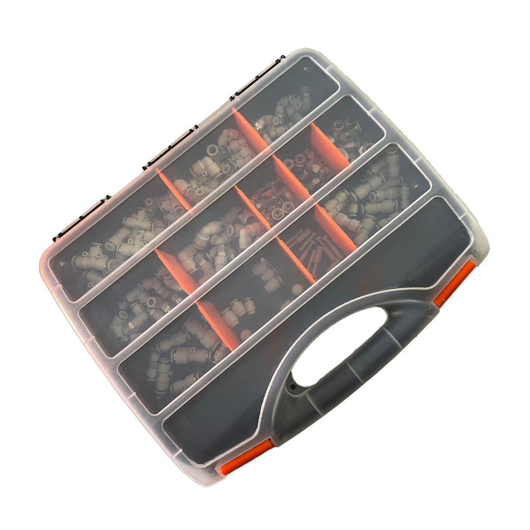 4mm - 6mm - 8mm Emergency Push In Fitting Kit (White)