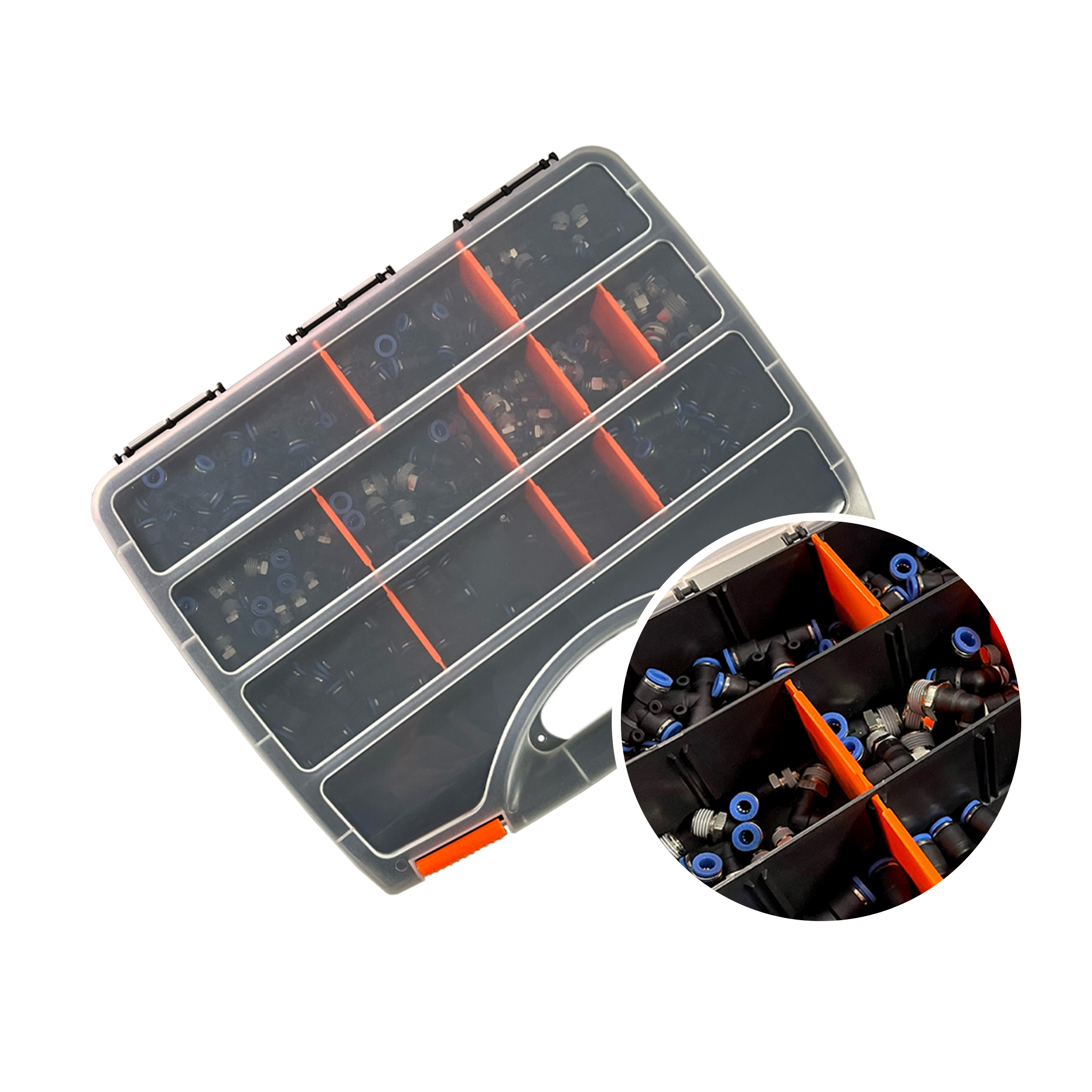 4mm - 6mm - 8mm Emergency Push In Fitting Kit (Black)