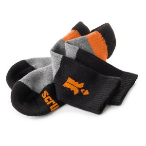 Scruffs Trade Socks 3 Pack Black