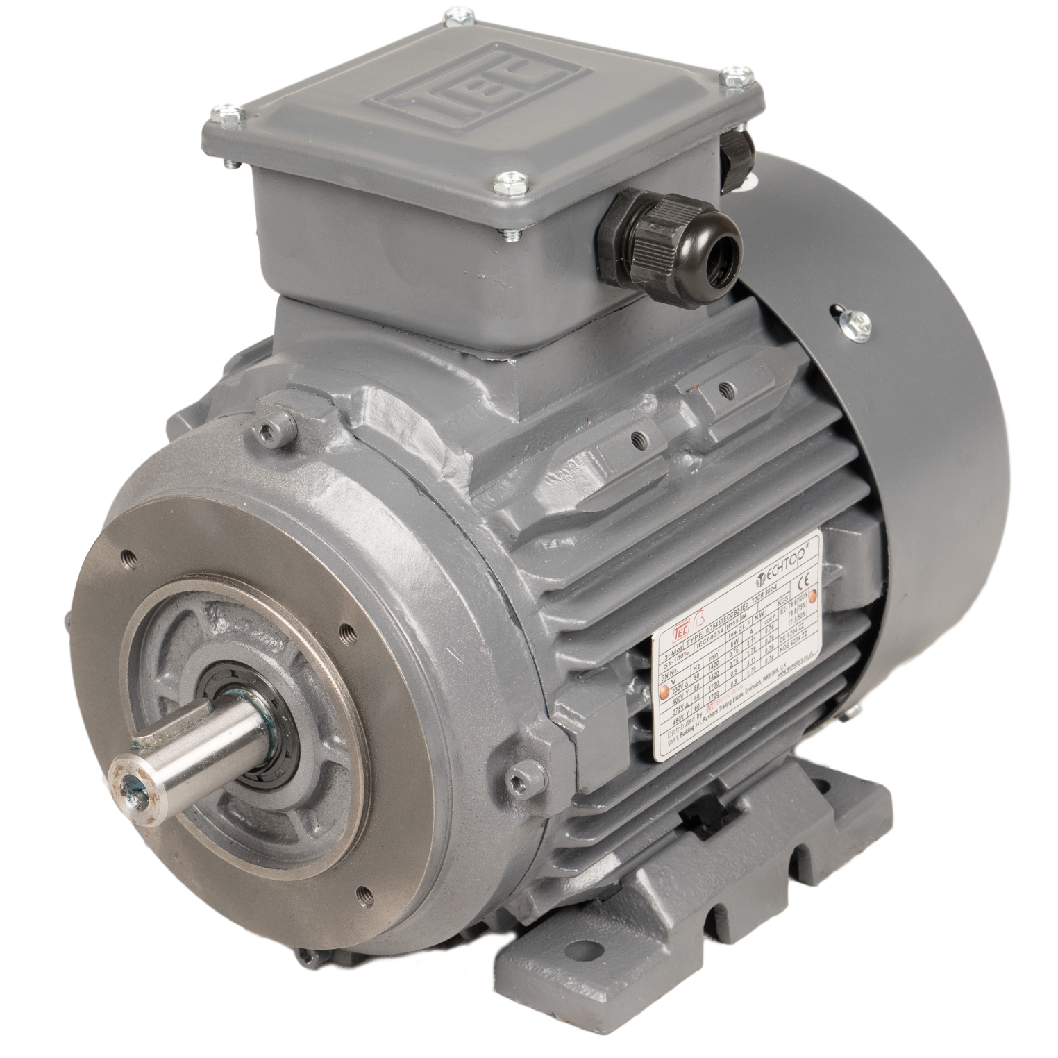 30.0kW, 6 Pole, Three Phase Electric Motor - B34 - Foot & Face Mounted