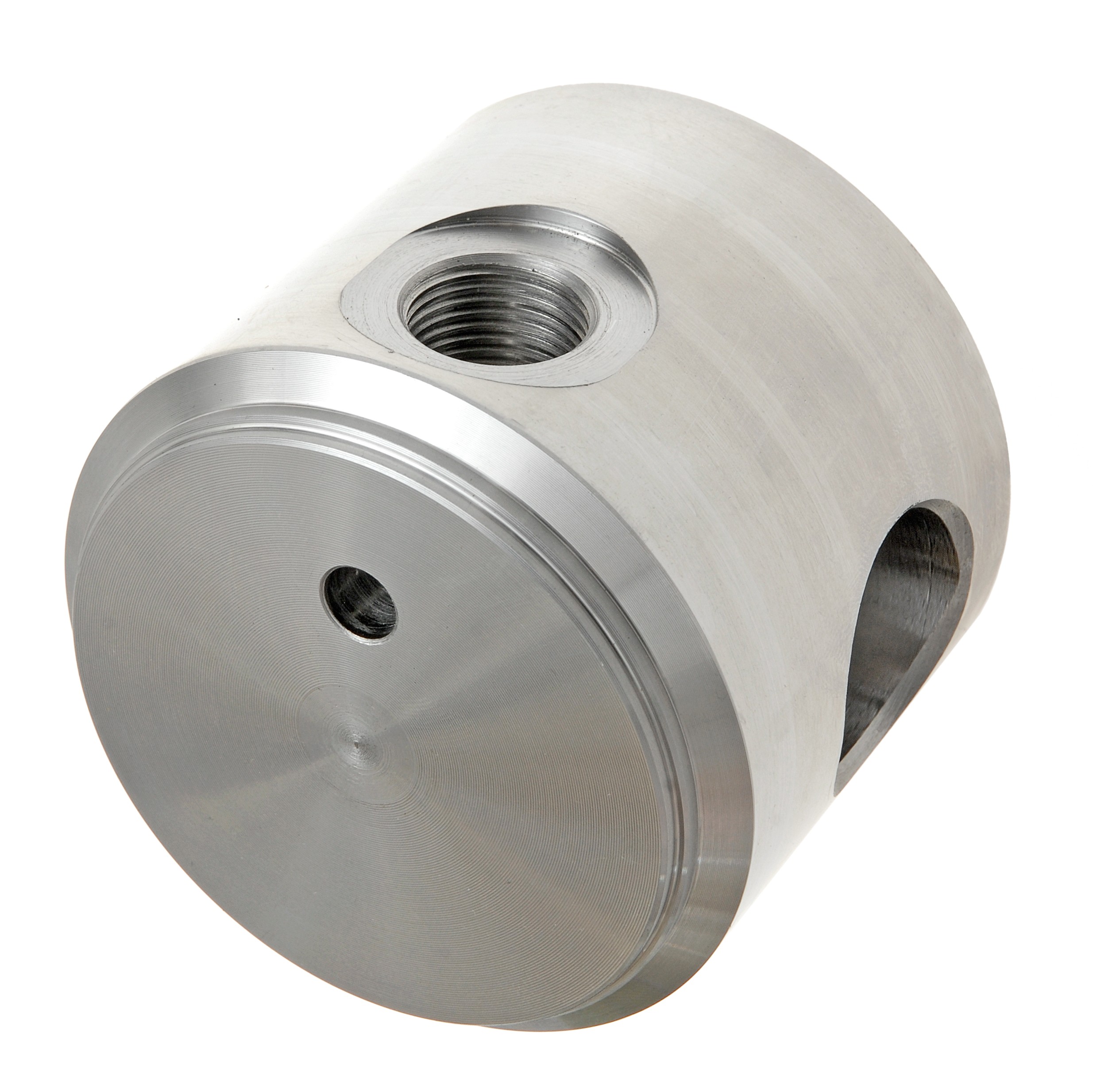 EC8075-30P Bored End Cap with Oil Inlet