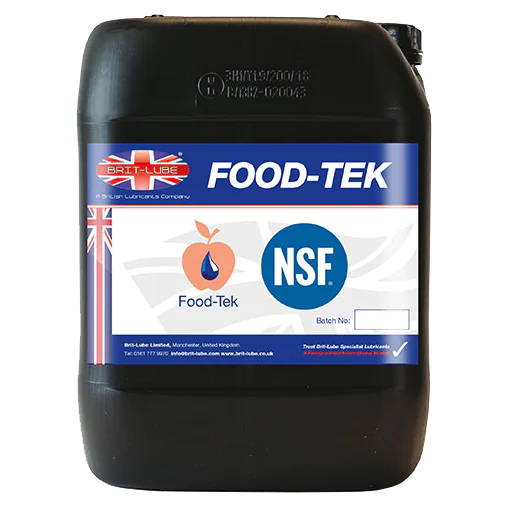 20 Litres - Food-Tek Food Grade Compressor Oil - Grade 100