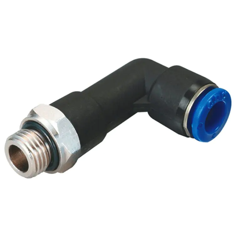 8mm OD x 1/4" BSPP THREAD CDC ONE-TOUCH EXT MALE ELBOW