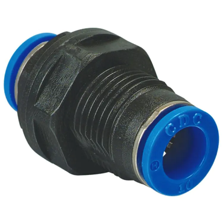 8mm OD x 8mm OD CDC ONE-TOUCH BULKHEAD UNION