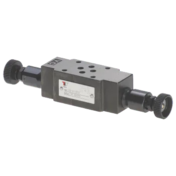 Cetop 3 Pressure Relief Valve on 'A' and 'B' Lines - Adjustable pressure range 0 to 100 bar