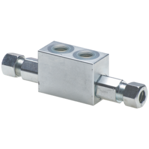 Dual Pilot Operated Check Valve (12mm Fittings DIN 2353)