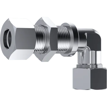 8L Bulkhead Elbow - Stainless Steel AISI 316-L