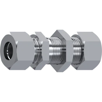 35L Straight Bulkhead - Stainless Steel AISI 316-L