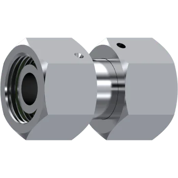 20S Straight Swivel Union - Stainless Steel AISI 316-L