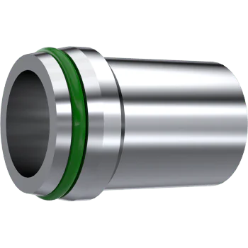 38S Weld Nipple with O-Ring - Stainless Steel AISI 316-L