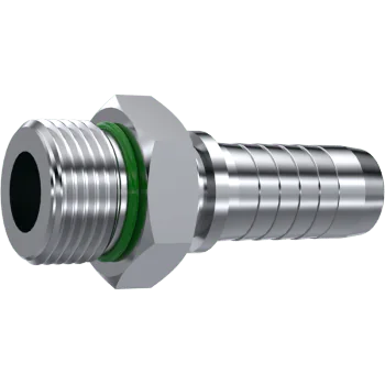 S.S. O'RING BOSS MALE   3/4"-16H UNF DN 1/2"