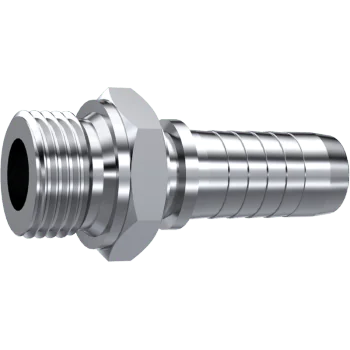 S.S. MALE FLAT SEAT   1/2" BSP DN 1/2"