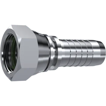 S.S. SWIVEL FEM 60° +O-RING 1/2" BSP DN 1/2"