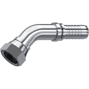 S.S. 45° SWIVEL FEM FLAT SEAT 1/2" BSP DN 1/2"
