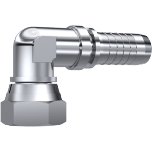 BSP 90° Compact Swivel Female (60° Cone) Hose Fitting