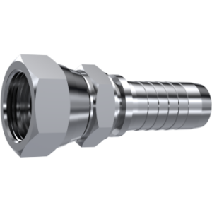 BSP Straight Swivel Female Double Hex (60° Cone) Hose Fitting