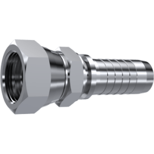 BSP Straight Swivel Female Double Hex (60° Cone) Hose Fitting