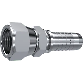 S.S. DOUBLE HEX. JIC 37° SWIVEL FEM 3/4" 16H UNF DN 1/2"