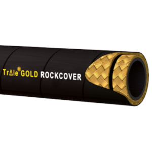 EN 853 2SN / SAE 100 R2AT Hose TrAle Gold - RockCover
