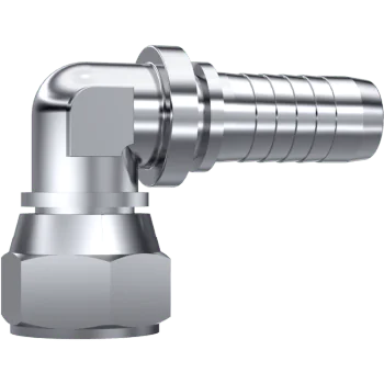 S.S. 90° JIC COMPACT SWIVEL FEM 3/4" 16H UNF DN 1/2"