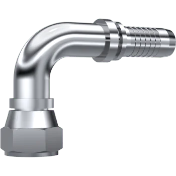 S.S. 90° JIC SWIVEL FEMALE 3/4" 16H UNF DN 1/2"