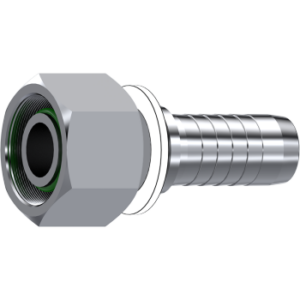 Light Series - Metric Straight Female Swivel with O-Ring (24° Cone) Hose Fitting