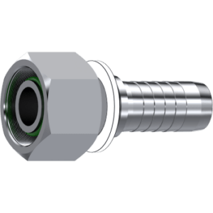 Light Series - Metric Straight Female Swivel with O-Ring (24° Cone) Hose Fitting