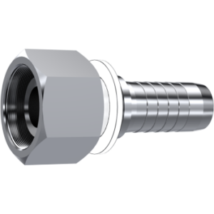 Metric female swivel without o.ring 24° cone