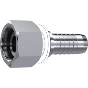 Metric female swivel without o.ring 24° cone