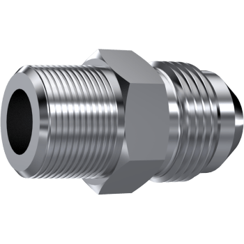 SS. STRAIGHT ADAPTOR M JIC - M BSPT 1"7/8 12H UN 1 1/2" BSPT