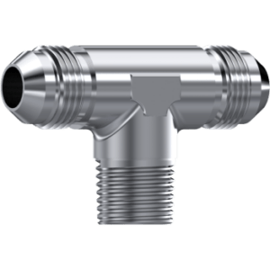 Tee male JIC 37º - male NPT - male JIC 37º