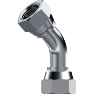 45° Ebow swivel female BSP 60° - swivel female BSP 60°