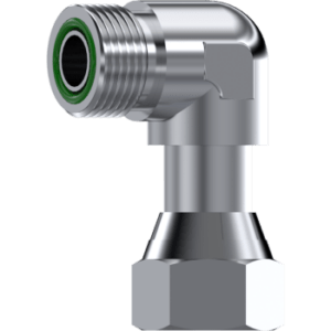 90º ORFS swivel female - ORFS male