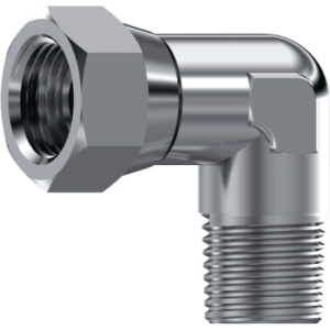 90º elbow male NPT - swivel female NPSM