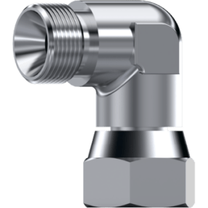 90° Adaptor male - swivel female BSP 60°