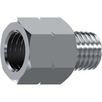 S.S. ADAPTOR MALE-FIXED FEM M 1/2" - 14H NPT  F 14H 1/2" NPT