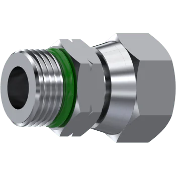 S.S. ADAPTOR MALE-SWIVEL FEM   1"1/4 11-1/2H NPSM  1"5/8 12H UNF