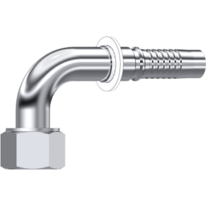 Interlock ORFS Swivel female (90º Elbow)